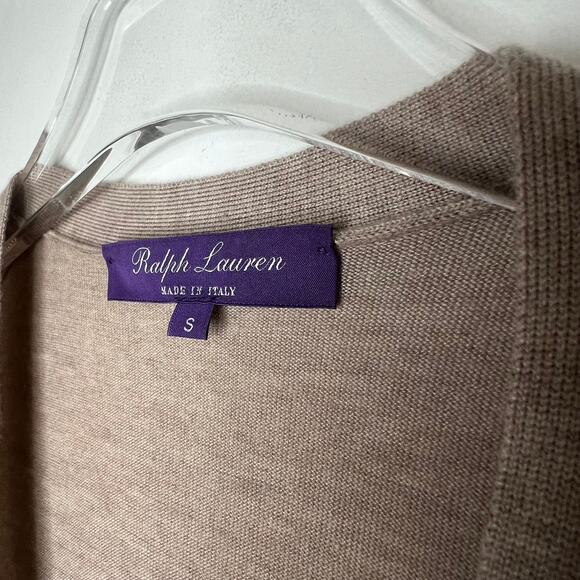 Ralph Lauren Purple Label Cashmere V-neck Cardigan Size Small - Picture 5 of 7